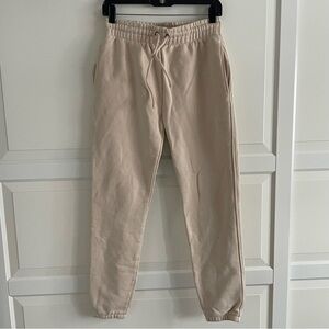 Ducie London cream joggers sweatpants 20311